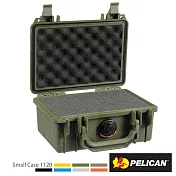 PELICAN 派力肯 1120 氣密箱-含泡棉 綠