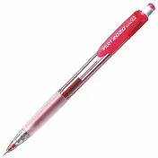百樂 透明七彩搖搖自動鉛筆0.5紅紅