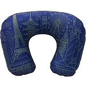 《DQ》好拆洗充氣枕(世界藍圖)