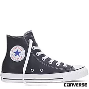 Converse Chuck Taylor All Star Leather帆布鞋 中性款US4黑色