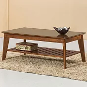 Homelike 喜家居實木玻璃大茶几(1828)