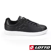 LOTTO 義大利 男  1973經典室內網球鞋-US7.5黑