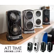 【完全計時】錶盒館│自動機械錶收藏盒【自動上鍊盒2只入】音響造型手錶收藏盒 (自動26)亮黑