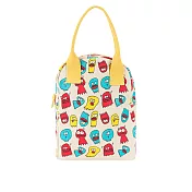 加拿大fluf有機棉拉鍊隨手袋--小淘氣