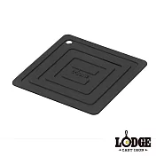 【美國Lodge】矽膠方型隔熱墊(黑)