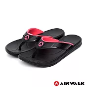 AIRWALK - A0夾腳拖鞋-女款US5黑色