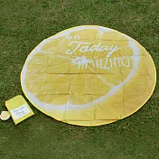 【DESTINO STYLE】日本仿真水果野餐墊 海灘墊 公司貨 防水-柳橙