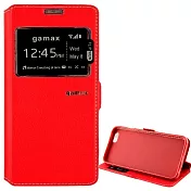 視窗款側掀皮套 Apple iPhone 6 /6S (4.7吋)紅色