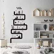 時尚壁貼 - 動物道路