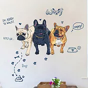 時尚壁貼 - 可愛法鬥