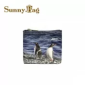Sunny Bag x 林鴻兒-James Lin 零錢包-金圖企鵝 Gentoo penguins