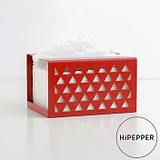 HiPEPPER簡約時尚面紙盒-情調紅