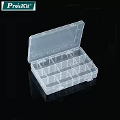 台灣寶工Pro’sKit24格活動耐摔電子零件盒針線盒203-132E(含12格片)適釣具/模具/零件/手工