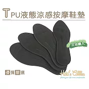 糊塗鞋匠 優質鞋材 C160 TPU液態涼感按摩鞋墊(1雙) 36/37