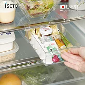 【日本ISETO】日製懸掛式冰箱抽屜儲物盒- 寬版