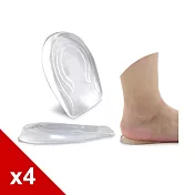 糊塗鞋匠 優質鞋材 B27 GEL增高半墊1cm 4雙 男款