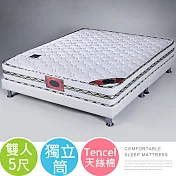 Homelike 喜家居天絲棉二線獨立筒床墊-雙人5尺(1848)