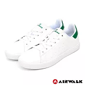 AIRWALK - 經典潮流休閒鞋-男款US11白綠