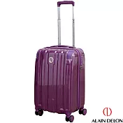 ALAIN DELON 亞蘭德倫 20吋拉絲流線系列登機箱(紫)20吋