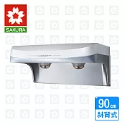 【櫻花牌】渦輪變頻流線型熱溶解除油煙機90cm ( DR-3882XL )限北北基配送