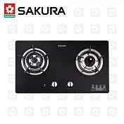 【櫻花牌】二口防乾燒節能檯面爐 g-2820g (天然瓦斯)限北北基配送