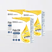 BHK’s 專利魚油Omega-3 軟膠囊 (30粒/盒)3盒組