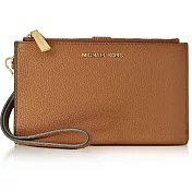 MICHAEL KORS  荔枝真皮雙折手拿包-焦糖（現貨+預購）焦糖