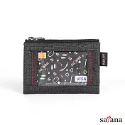 satana - Fresh 輕職人閃靈證件包 -麻花黑