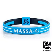 MASSA-G Energy Plus雙面鍺鈦能量手環-藍 內圍20cm