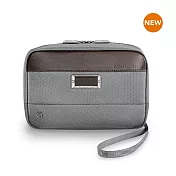 【終身保固 Briggs & Riley KA400-10 】改版新發售 @work系列 3C線材收納包 - 灰