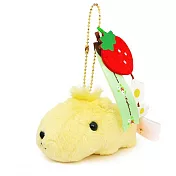 Kapibarasan 水豚君系列向陽君草莓絨毛吊飾