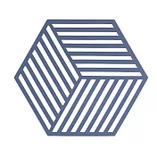 [Zone Denmark]菱型條紋TRIVETS隔熱墊(牛仔藍)