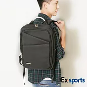 Ex-Sports亞克仕 後背包牛津布-歐雅黑黑色