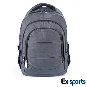 Ex-Sports亞克仕 後背包牛津布-隨行遊灰色