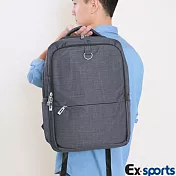 Ex-Sports亞克仕 後背包牛津布-方學院灰色