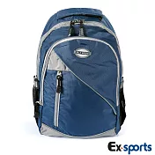 Ex-Sports亞克仕 後背包多功能-玩色灰藍色