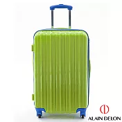 ALAIN DELON 亞蘭德倫 28吋 時尚摩登撞色 旅行箱 行李箱(清新綠)28吋