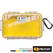 PELICAN 派力肯 1040 Micro Case 微型防水氣密箱-透明(黃)