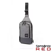Samsonite RED CADIAZ 極簡休閒運動風斜跨包(灰)