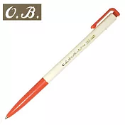 O.B.#1007自動原子筆0.7紅