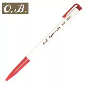 O.B.#1048自動原子筆0.48紅