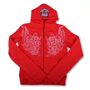 COW女裝-惡魔海盜連帽外套(紅)L