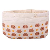 Kapibarasan 水豚君收納袋中袋-菊花園