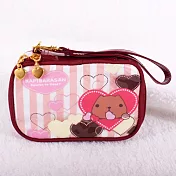 Kapibarasan 水豚君愛心印花方行隨身包