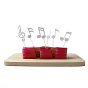 QUALY 音符果叉(6入)(白)