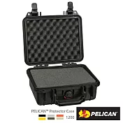 PELICAN 派力肯 1200 氣密箱-含泡棉(黑)