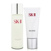 SK-II 亮采化妝水160ml+全效活膚潔面乳120g(百貨專櫃貨)