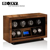 【BOXY自動錶上鍊盒】BLDC-A系列04 亮胡桃 機械錶動力儲存盒 WATCH WINDER亮胡桃