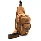 DF BAGSCHOOL - 人氣熱銷日雜推薦帆布款斜背包-共2色卡其