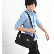 DF BAGSCHOOL - 英倫紳士風機能性休閒式側肩包